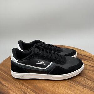 Lakai Terrace Shoes Mens Size 7 Black Suede Skate Casual Comfort Walking Sneaker